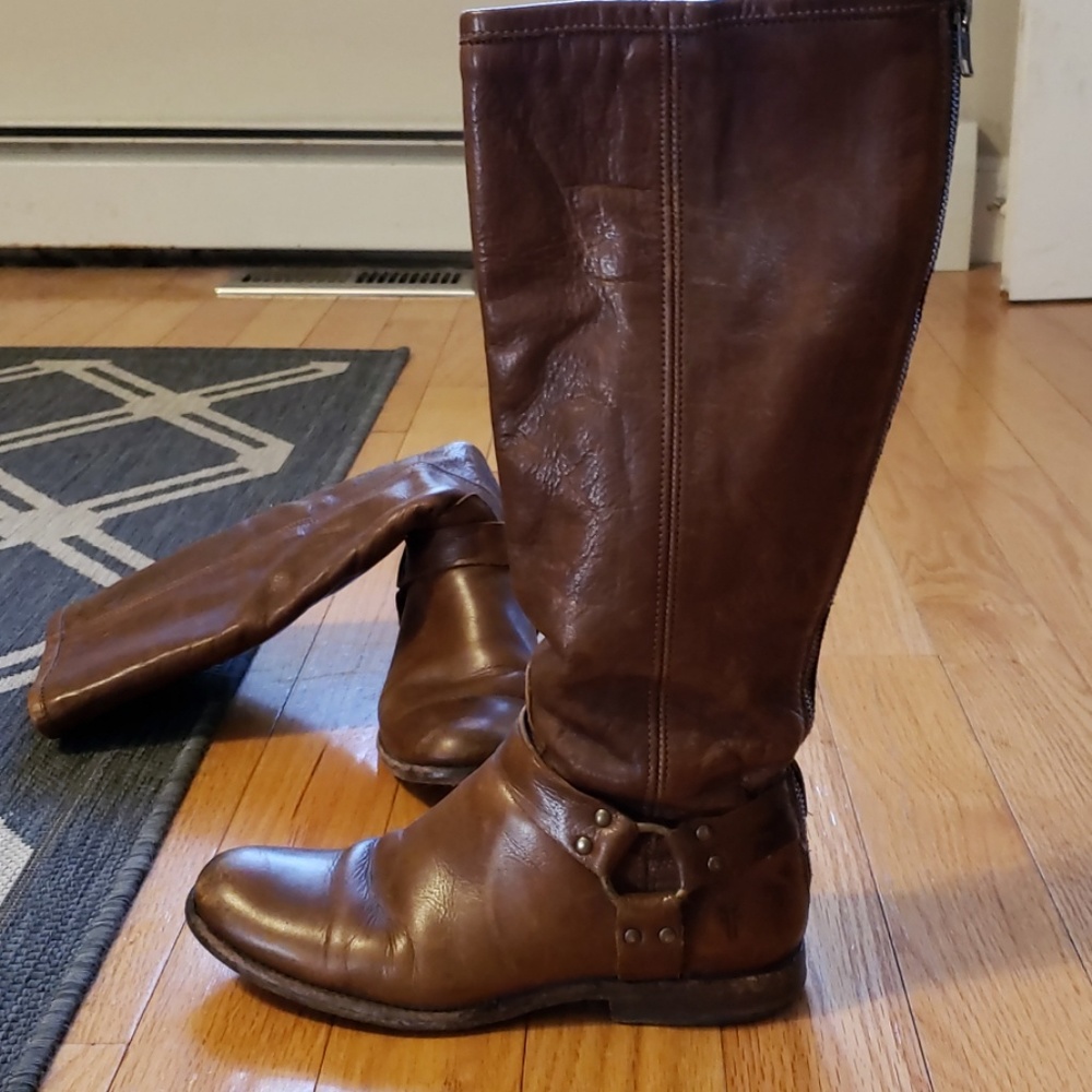 Phillip Harness Tall Frye boots